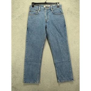 Levis 505 Jeans Mens 31X30 Blue Regular Fit Straight Leg Red Tab Denim Pockets